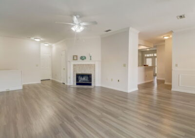 Interior of model home at Heritage Deerwood