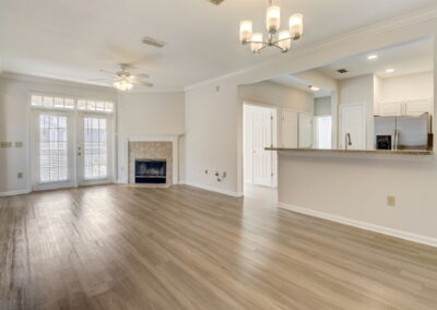 Interior of model home at Heritage Deerwood