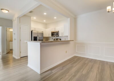 Interior of model home at Heritage Deerwood