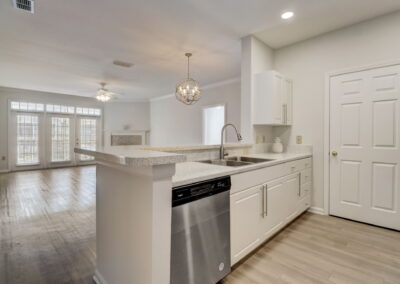 Interior of model home at Heritage Deerwood